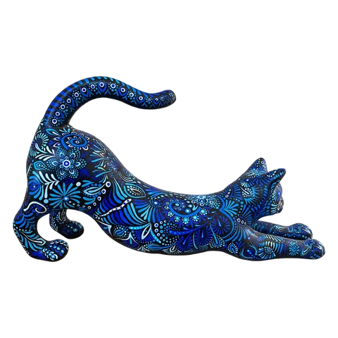 Gato que se estira